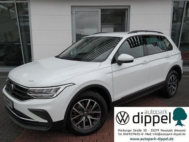 Pure white Gebraucht 2022 VW Tiguan Life SUV | 25.550 € (Guter Preis) - Bild 1/4