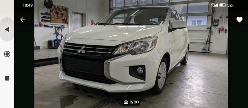 Weiß Gebraucht 2024 Mitsubishi Space Star Top Kleinwagen | 11.849 € (Guter Preis) - Bild 1/4