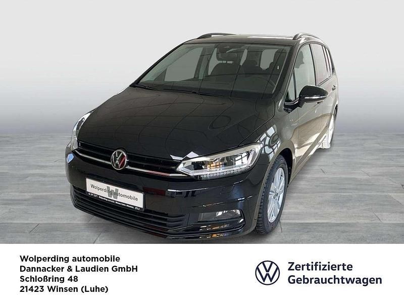 Deep blue perleffekt (schwarz), perleffekt Gebraucht 2025 VW Touran Highline Van / Kleinbus | 45.395 € - Bild 1/4