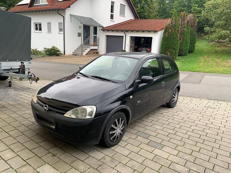 Schwarz Gebraucht 2001 Opel Corsa Kleinwagen | 1.199 € (Fairer Preis) - Bild 1/3