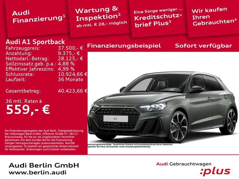 Chronosgrau metallic Gebraucht 2025 Audi A1 S-Line Kleinwagen | 37.500 € - Bild 1/3