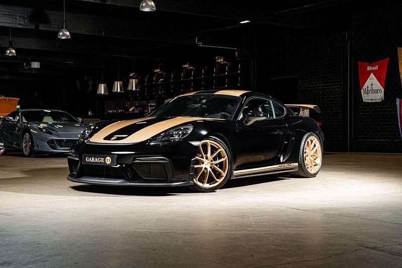 Schwarz Gebraucht 2022 Porsche 718 Cayman GT4 Coupé | 109.718 € (Superpreis) - Bild 1/4