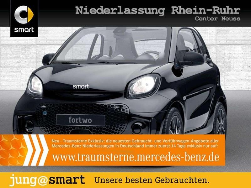 Schwarz Gebraucht 2022 Smart ForTwo Electric Drive Passion Coupé | 14.790 € (Teuer) - Bild 1/3