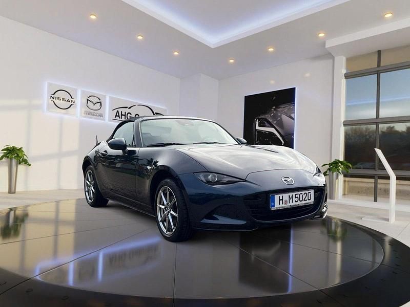 Neu Mazda MX5 Exclusive-Line 132 PS (97 kW) 2025 Blau Cabrio