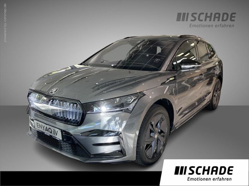 Blau Neu 2024 Skoda Enyaq iV RS SUV | 64.380 € (Teuer) - Bild 1/4