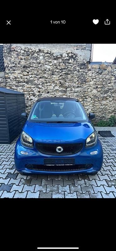 Blau Gebraucht 2017 Smart ForTwo Coupé Kleinwagen | 7.999 € (Fairer Preis) - Bild 1/4