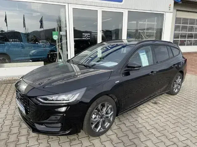 Gebraucht Ford Focus ST-Line X 125 PS (91 kW) 2024 Obsidianschwarz metallic (schwarz) Kombi