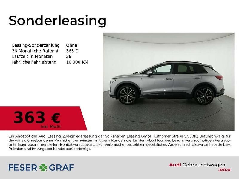 Florettsilber metallic Gebraucht 2025 Audi Q4 e-tron Ambiente SUV | 42.780 € - Bild 1/2