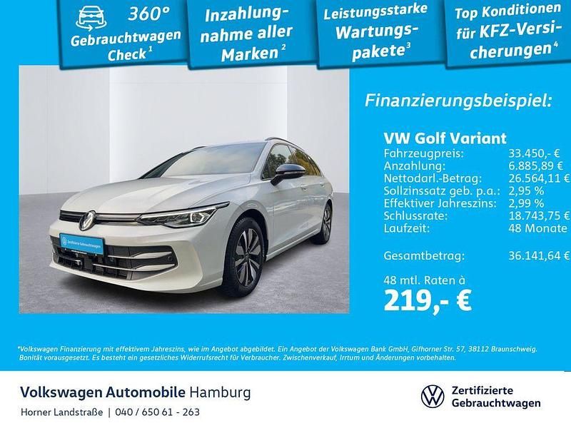 Weiß Gebraucht 2025 VW Golf VIII Goal Kombi | 33.450 € (Guter Preis) - Bild 1/3
