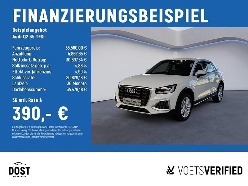 Gebraucht Audi Q2 Advanced Plus 150 PS (110 kW) 2025 Gletscherweiß metallic SUV