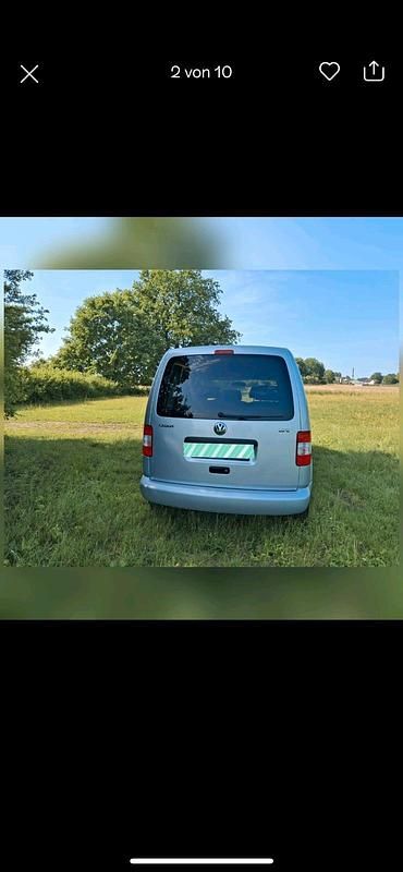 Gebraucht VW Caddy Life 80 PS (58 kW) 2010 Silber Van / Kleinbus