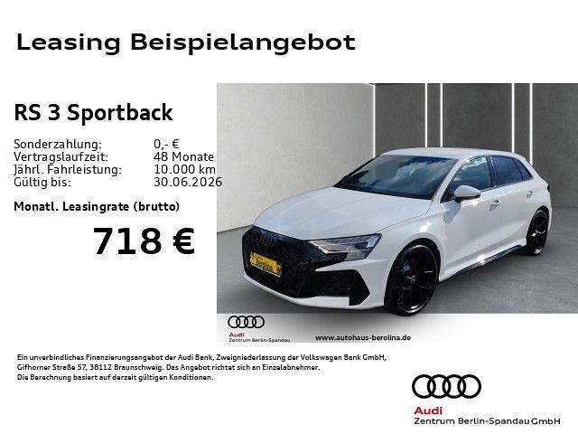 Neu Audi RS3 Sport 400 PS (294 kW) 2026 Weiß Limousine