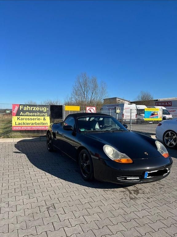 Gebraucht Porsche Boxster 220 PS (161 kW) 2001 Schwarz Cabrio
