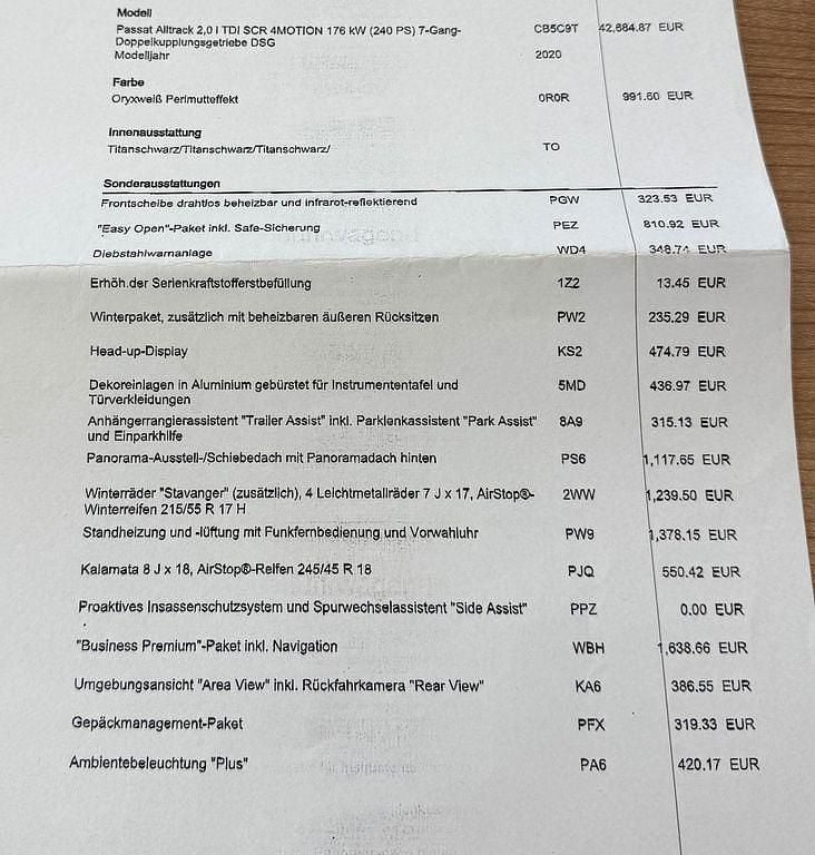 Gebraucht VW Passat Alltrack 239 PS (175 kW) 2019 Weiß Kombi