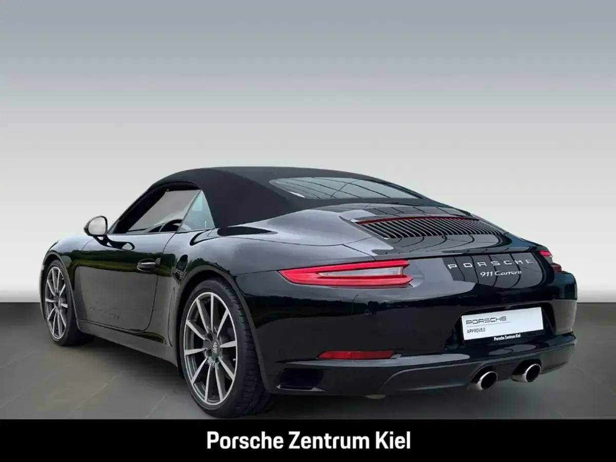 Gebraucht Porsche 911 Carrera Cabriolet 370 PS (272 kW) 2016 Tiefschwarzmetallic Cabrio