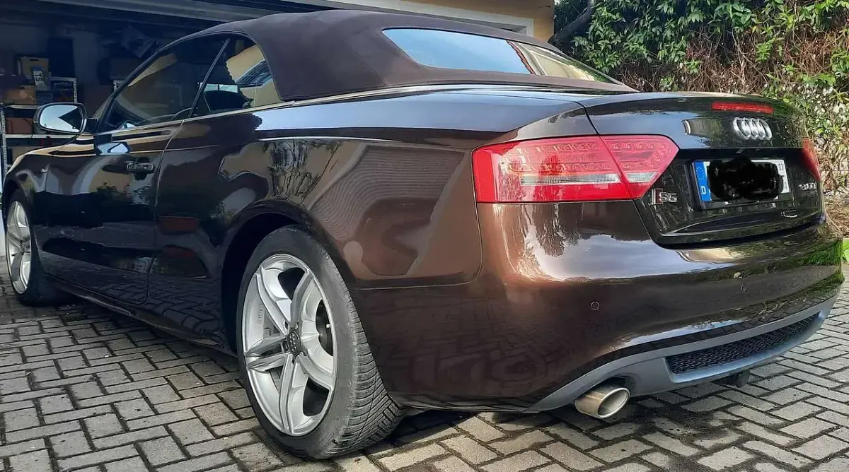 Gebraucht Audi A5 Cabriolet S-Line 239 PS (175 kW) 2011 Braun Cabrio
