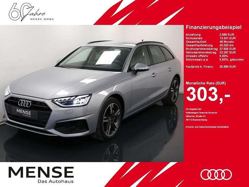 Florettsilber Gebraucht 2021 Audi A4 Basis Kombi | 25.885 € (Fairer Preis) - Bild 1/4