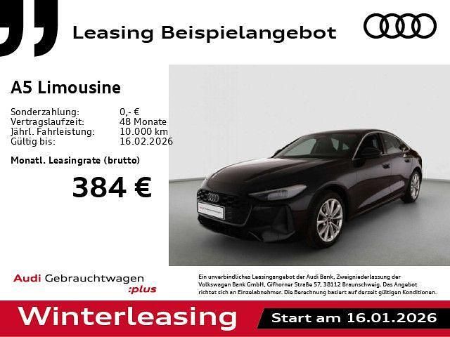 Schwarz Gebraucht 2025 Audi A5 Sport Limousine | 43.310 € (Superpreis) - Bild 1/3