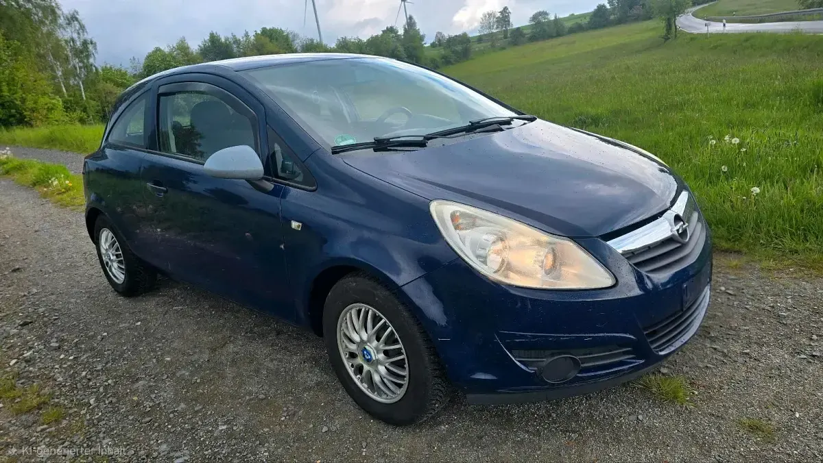 Gebraucht Opel Corsa 60 PS (44 kW) 2009 Blau Kleinwagen