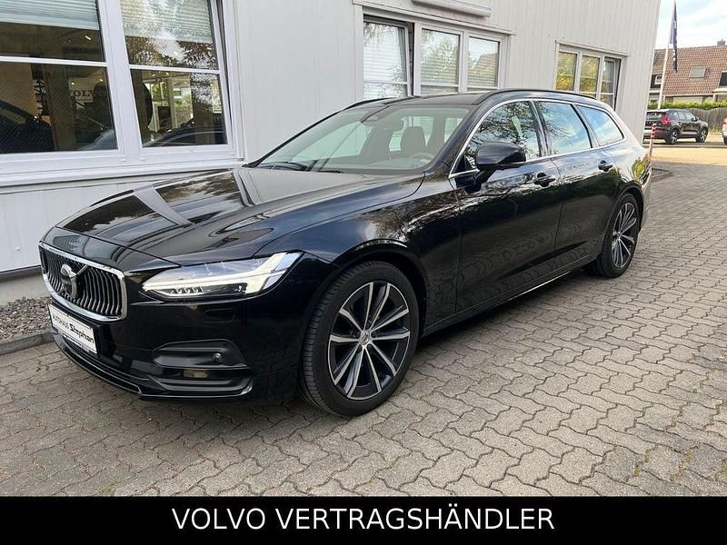 Black solid Gebraucht 2021 Volvo V90 Momentum Kombi | 29.890 € (Superpreis) - Bild 1/4