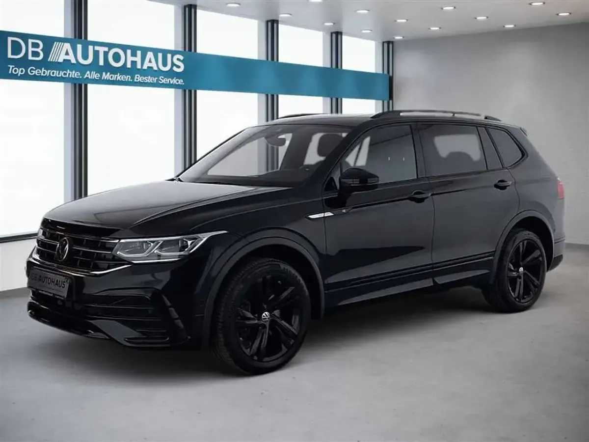 Gebraucht VW Tiguan Allspace R-line 200 PS (147 kW) 2024 Schwarz SUV
