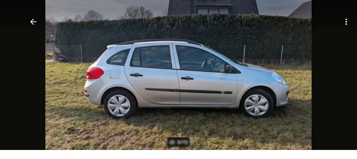 Gebraucht Renault Clio GrandTour Dynamique 75 PS (55 kW) 2008 Silber Kombi