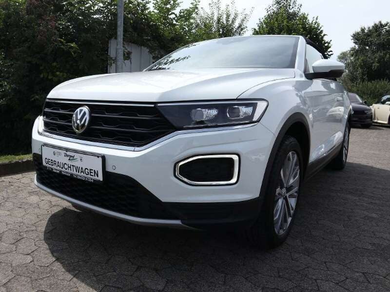 Gebraucht VW T-Roc Cabriolet Style 116 PS (85 kW) 2021 Weiß Cabrio