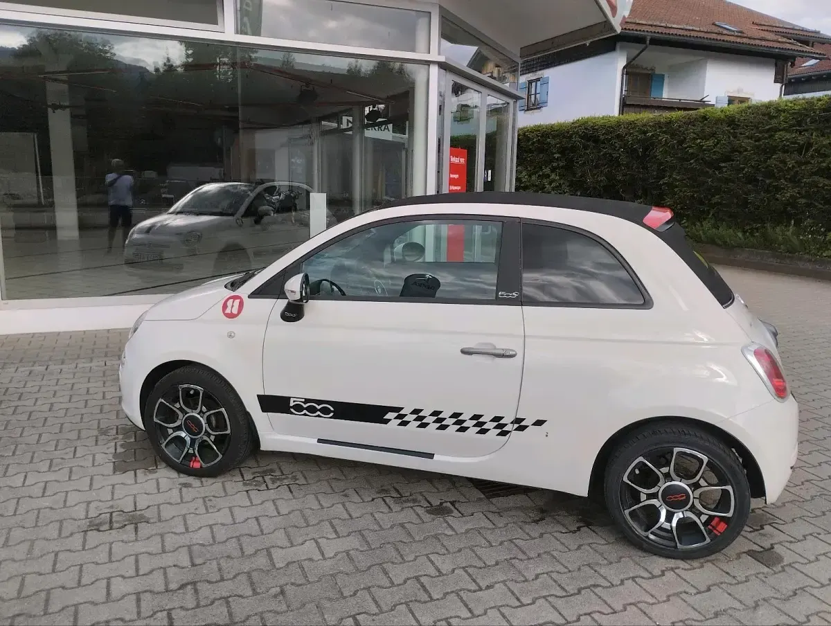 Gebraucht Fiat 500C 86 PS (63 kW) 2012 Weiß Cabrio