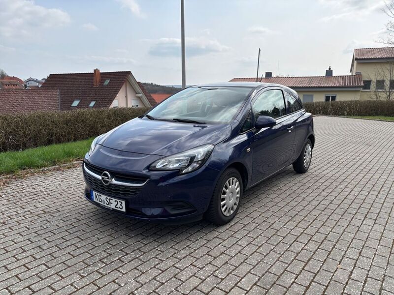 Blau Gebraucht 2016 Opel Corsa Selection Limousine | 5.499 € (Superpreis) - Bild 1/4