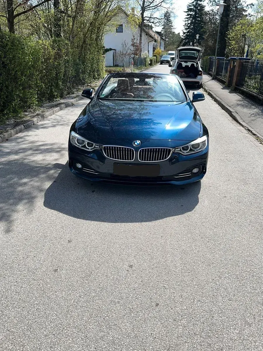 Gebraucht BMW 420 Luxury Line 184 PS (135 kW) 2015 Blau Cabrio