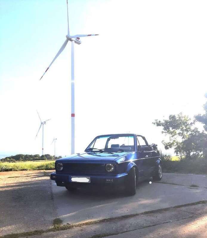 Gebraucht VW Golf Cabriolet 90 PS (66 kW) 1984 Blau Cabrio