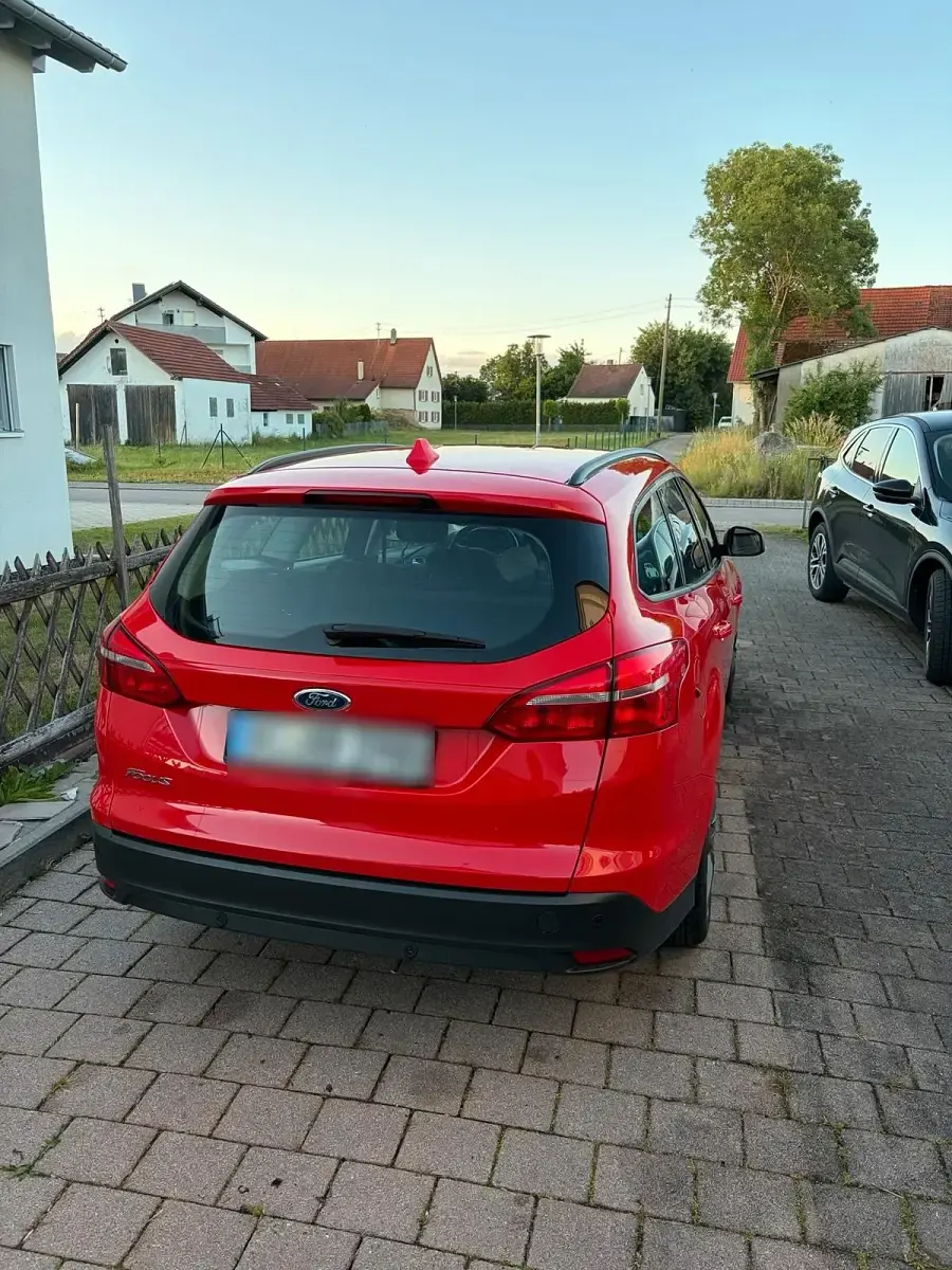Gebraucht Ford Focus 105 PS (77 kW) 2017 Rot Kombi