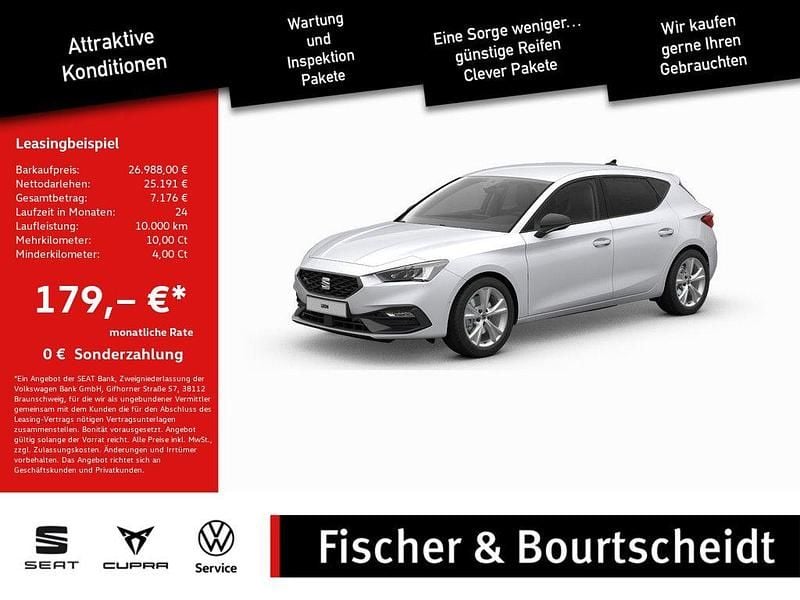 Nevada weiss Gebraucht 2025 Seat Leon FR Limousine | 26.988 € (Fairer Preis) - Bild 1/4