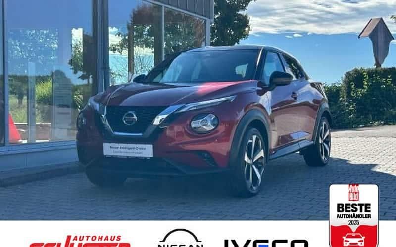 Fuji sunset red/black Gebraucht 2020 Nissan Juke Tekna SUV | 17.250 € (Fairer Preis) - Bild 1/4
