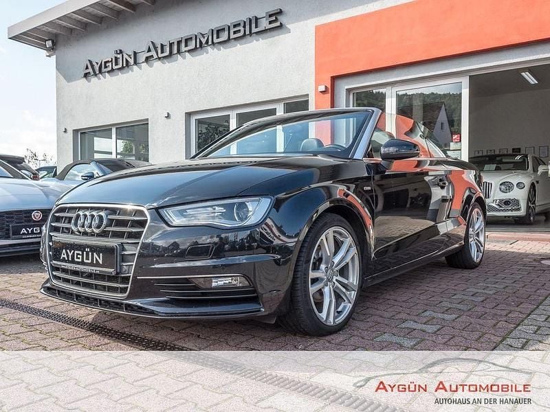 Schwarz Gebraucht 2014 Audi A3 Cabriolet S-Line Cabrio | 12.995 € (Superpreis) - Bild 1/4