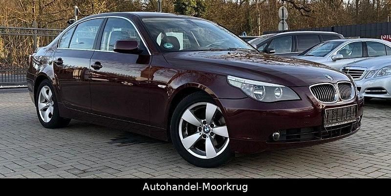 Brugt BMW 525 177 HK (130 kW) 2007 Rød Sedan