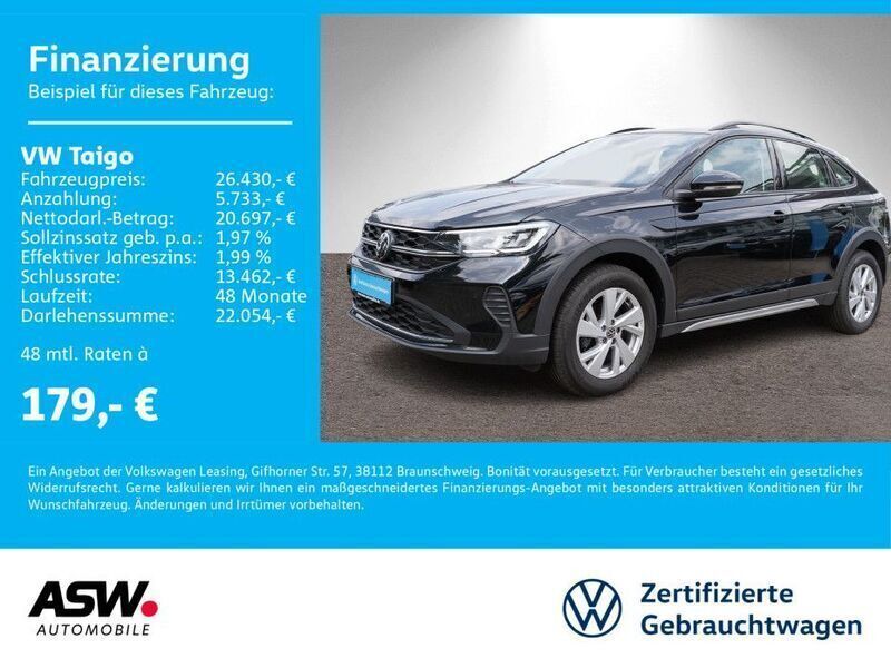 Deep black perleffekt Gebraucht 2024 VW Taigo Life SUV | 25.430 € (Guter Preis) - Bild 1/4