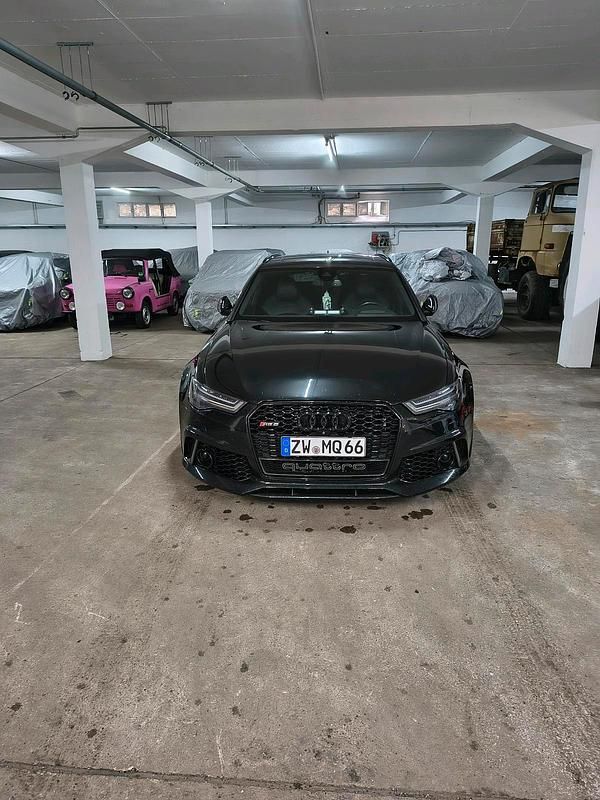 Schwarz Gebraucht 2016 Audi RS6 Black Edition Kombi | 64.000 € - Bild 1/4