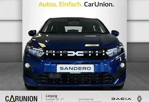 Nowe Dacia Sandero Expression 122 KM (89 kW) 2026 Niebieski Sedan/Limuzyna