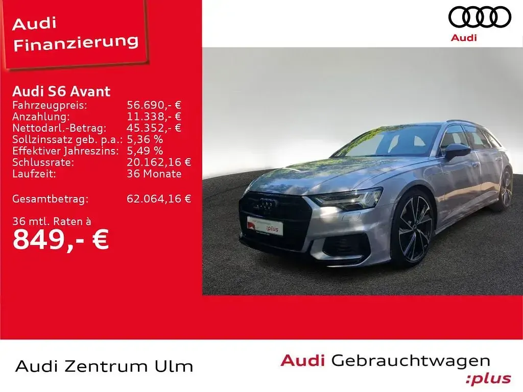 Gebraucht Audi S6 Ambiente 344 PS (253 kW) 2023 Florettsilber metallic Kombi