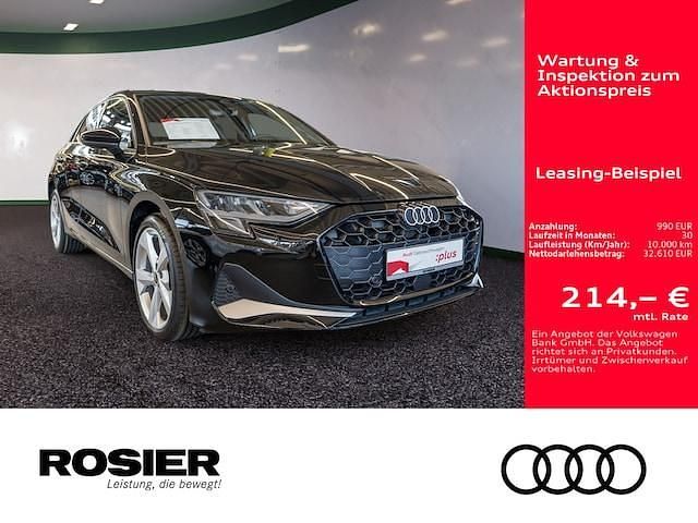 Mythosschwarz metallic Gebraucht 2025 Audi A3 Advanced Plus | 32.610 € (Guter Preis) - Bild 1/4