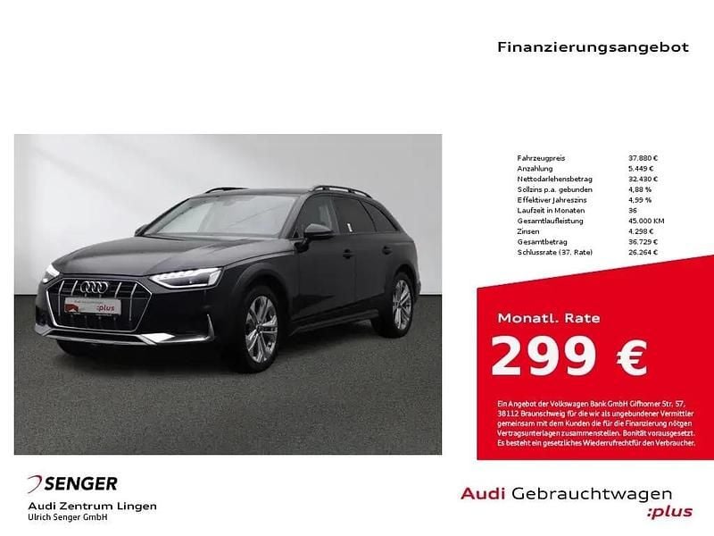 Brillantschwarz Gebraucht 2023 Audi A4 Allroad Ambiente Kombi | 37.880 € (Fairer Preis) - Bild 1/1
