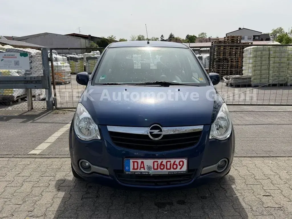 Gebraucht Opel Agila Edition 65 PS (47 kW) 2009 Blau Kleinwagen