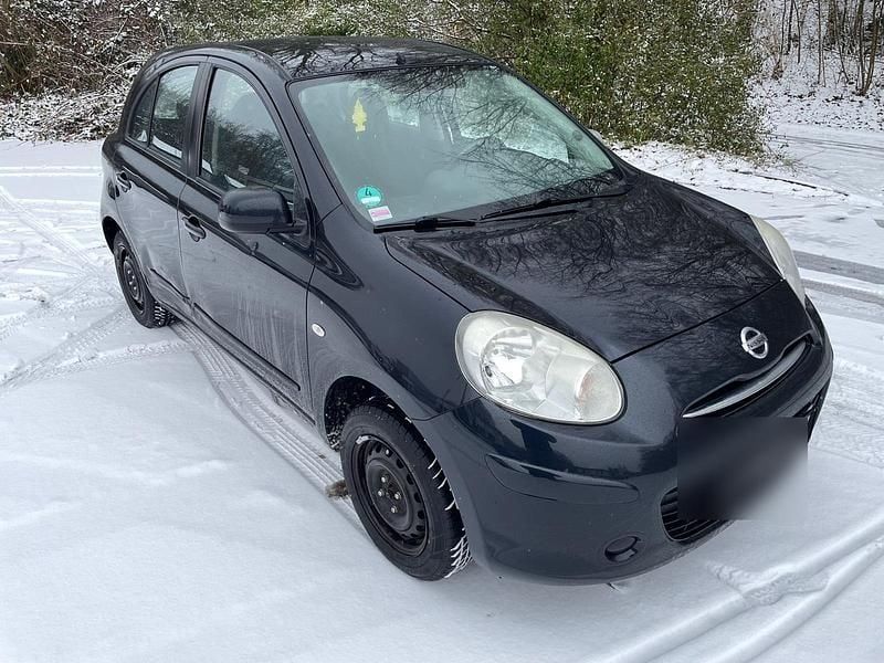 Schwarz Gebraucht 2012 Nissan Micra Kleinwagen | 2.550 € (Superpreis) - Bild 1/4