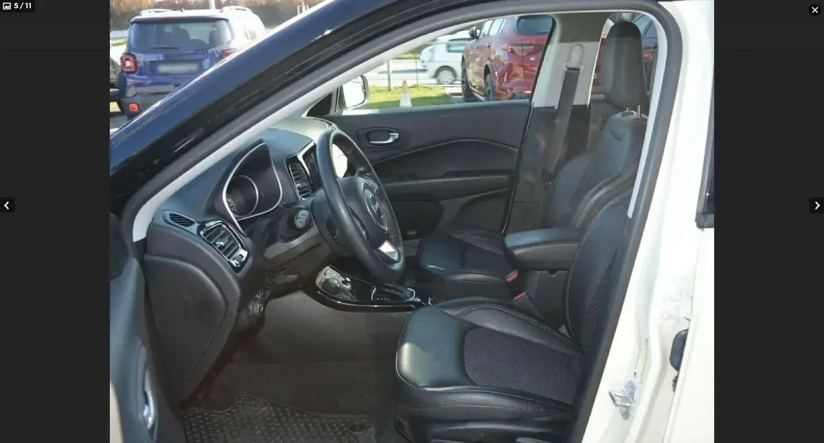 Used Jeep Compass Limited 170 HP (125 kW) 2018 White SUV