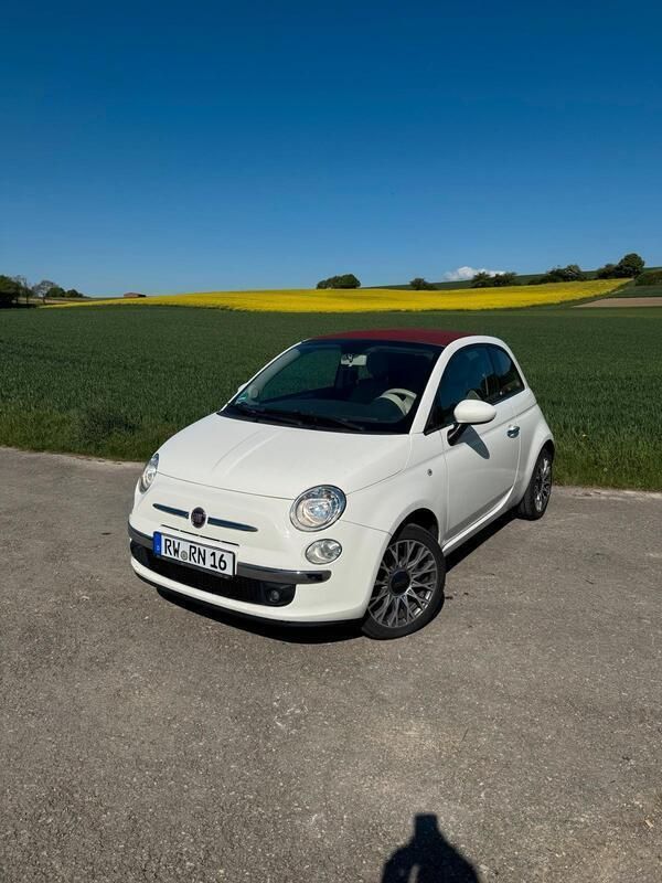 Weiß Gebraucht 2014 Fiat 500C Cabrio | 6.600 € (Guter Preis) - Bild 1/4