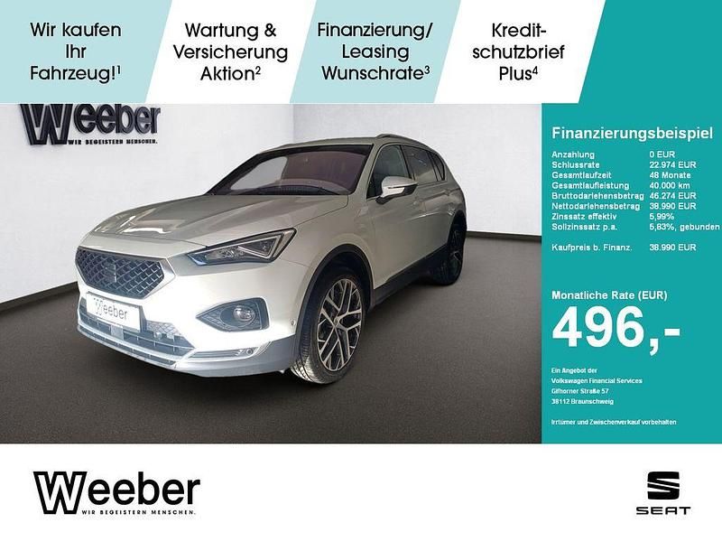 Oryxweiss perlmutteffekt (metallic) Gebraucht 2024 Seat Tarraco Xperience SUV | 38.990 € (Fairer Preis) - Bild 1/4