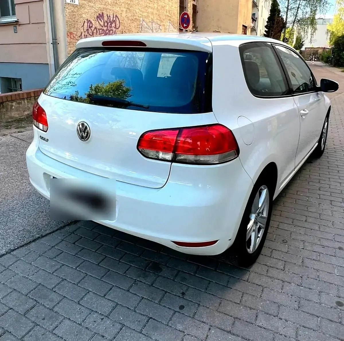Usata VW Golf VI 2009 Bianco Utilitaria