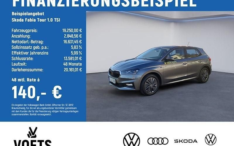 Gebraucht Skoda Fabia Tour 95 PS (69 kW) 2025 Grau Kleinwagen