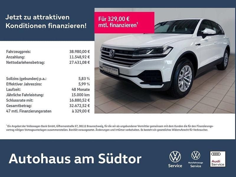 Gebraucht VW Touareg 231 PS (169 kW) 2022 Pure white SUV